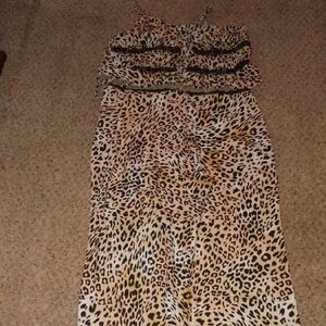 No Boundaries Animal Print Dress